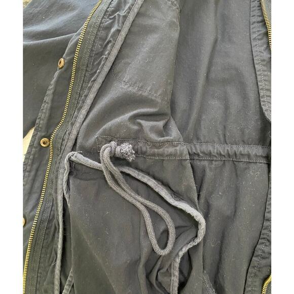 Lily Aldridge for Velvet by Graham & Spencer S Blue Military Utility Jacket - Picture 9 of 12